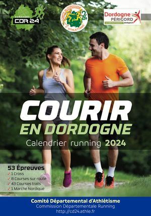 Courir en Dordogne - Calendrier 2024
