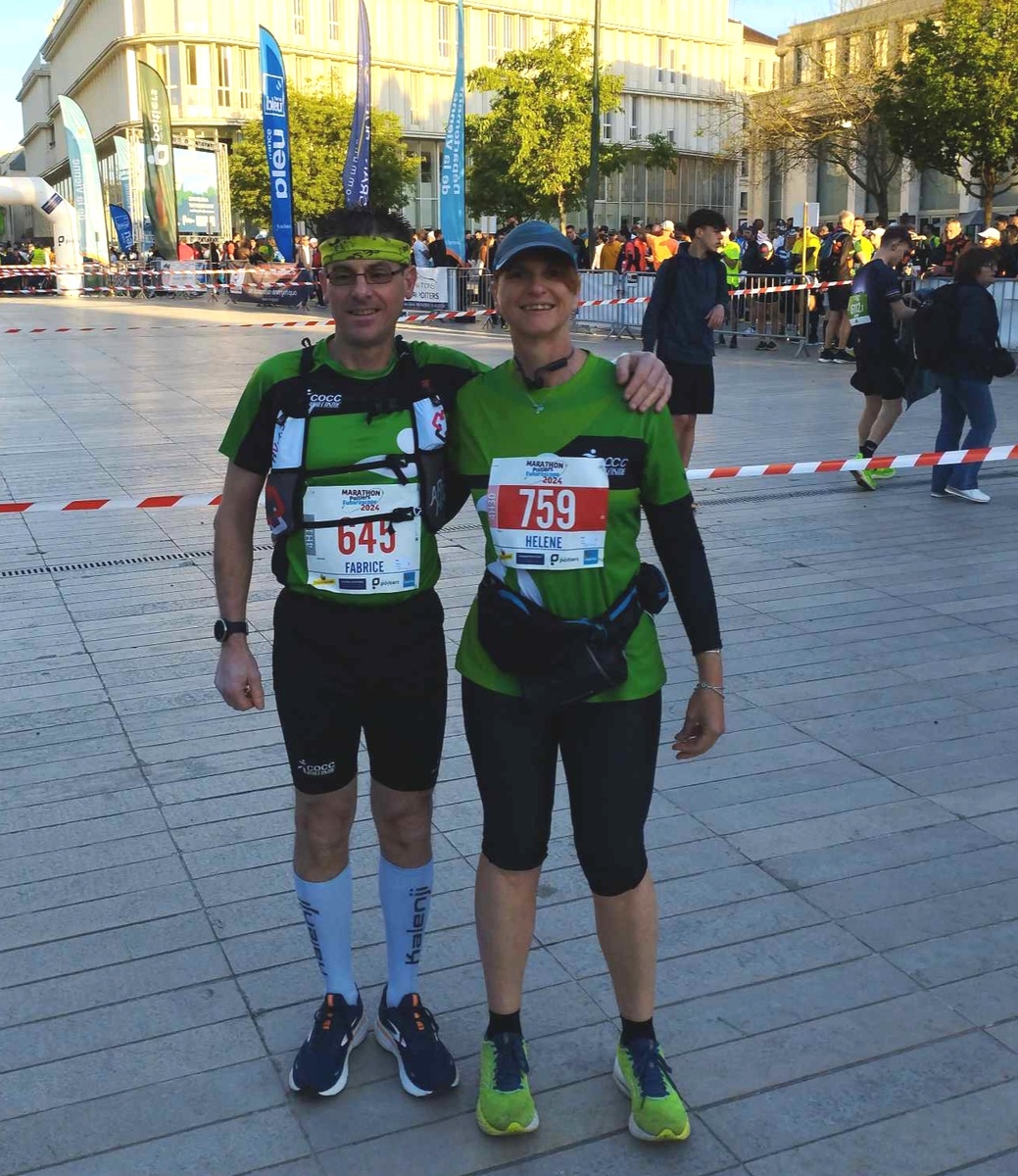 Finishers au marathon de Poitiers