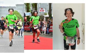 Du vert sur le marathon de Nantes.