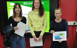 Remise des récompenses challenge club saison 2024/2025