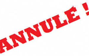 Entraînement ANNULE