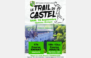 Le Trail du CASTEL(Château L'Evêque) ANNULE