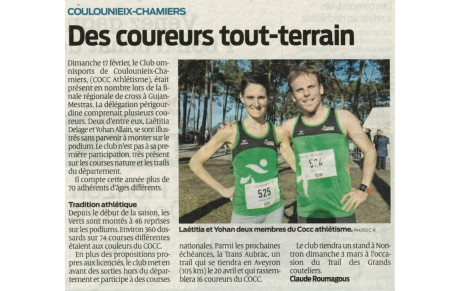 Article Sud Ouest 02-03-2019