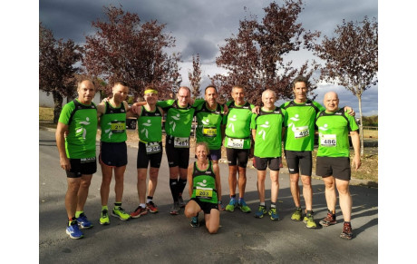 Avant le départ du Trail de Château l'Evêque 21-09-2019