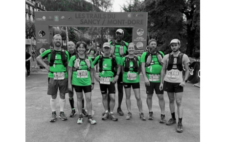Avant le départ du Trail du SANCY 22-09-2019