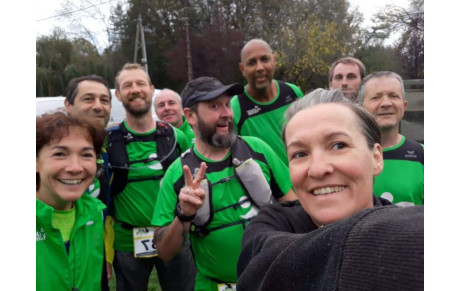 Les verts présent à Busserolles &quot;Trail de la vallée du Trieux&quot; dimanche 27-10-2019