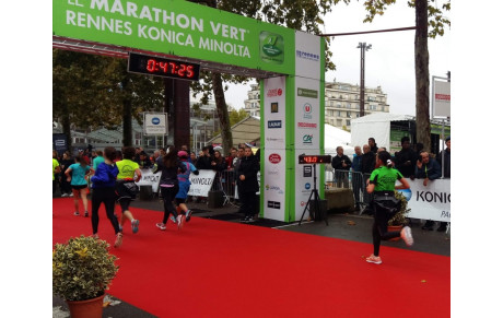 Patrice et Manon au Marathon Vert de Rennes (Bretagne) dimanche 27-10-2019