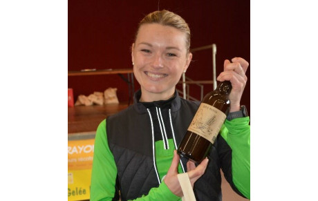 Trail des foulées de coursac 21 novembre 2021 - Anais ce classe deuxiéme de l'épreuve des 10 km.