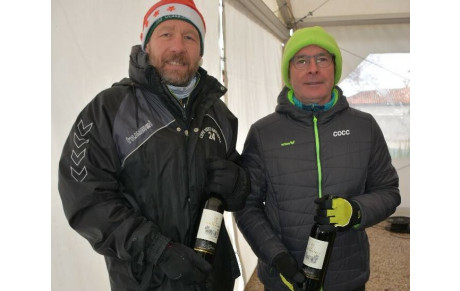 Podium pour Patrice P et Pierre sur le 18km de Saint Victor (Trail du Père Noel)