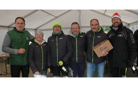 COCC Athlétisme club le plus représenté ce dimanche au Trail du Père Noel à Saint Rabier
