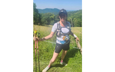 Marie une première sur le Trail des 3 pics 