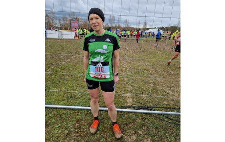 4eme place M4 pour Valérie aux championnats de France de cross.