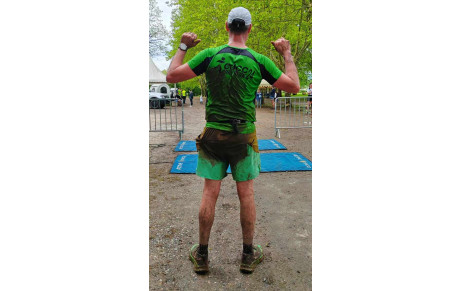 Médaille pour Stéphane au 16km de L'arche (Corrèze)