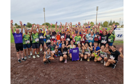 Le COCC Athlétisme a relevé le défi du RUN2K Challenge FFA