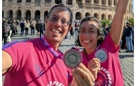 Mélodie en forme au Semi-Marathon de Rome