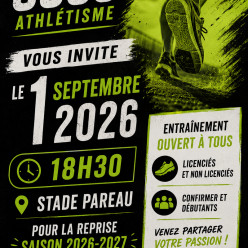 Fin des entraînements – COCC Athlétisme